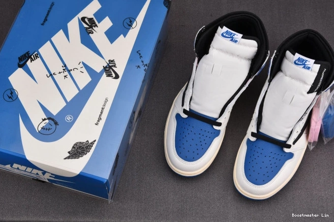 Boostmaster lin DH3227-105 Scott Blue Travis Air Jordan 1 White and 0721
